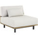 Geneve Palazzo Cream Outdoor Modular Armless Chair